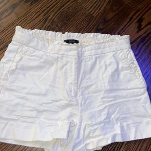 White J. Crew shorts